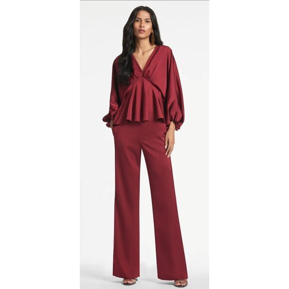 Sachin & Babi ALLI Pant Bordeaux Color $295 SOLD OUT - Picture 2 of 5